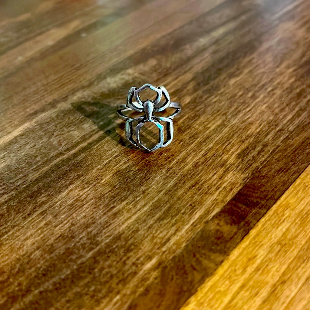 Spider Silver Ring